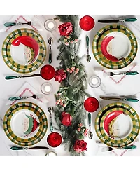 Old St. Nick Assorted 16-Piece Dinnerware Set, Service for 4