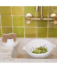 Lastra White Sponge Holder