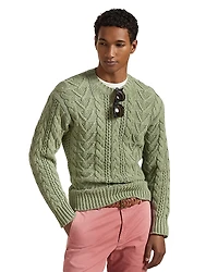 Polo Ralph Lauren Cotton Blend Fisherman's Sweater