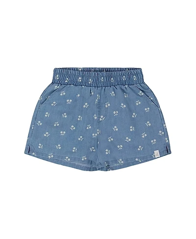 Deux par Girls' Printed Chambray Short - Big Kid