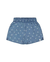 Deux par Girls' Printed Chambray Short - Big Kid
