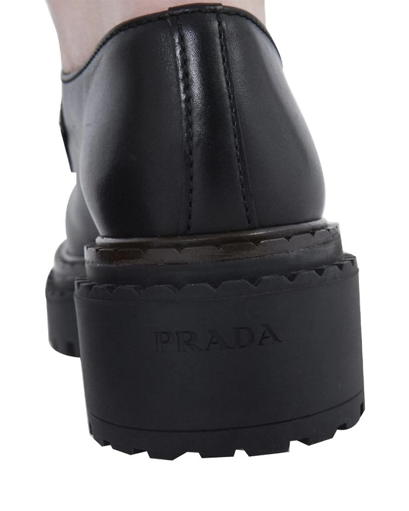 Women's Double Chocolate Leather Loafers