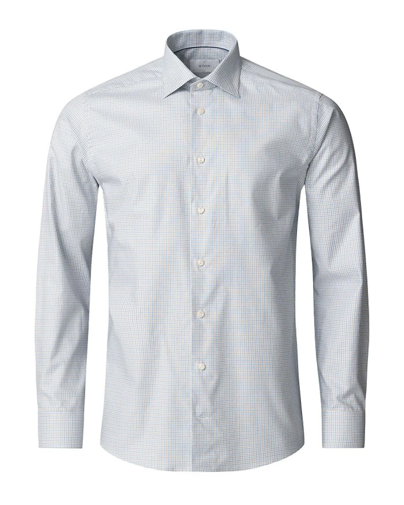 Printed Long Sleeve Button Front Shirt