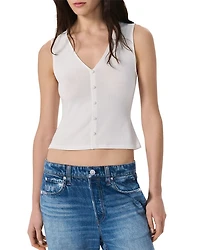 The Knit Button Up Tank