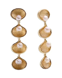Margaret Shell & Cultured Freshwater Pearl Statement Earrings
