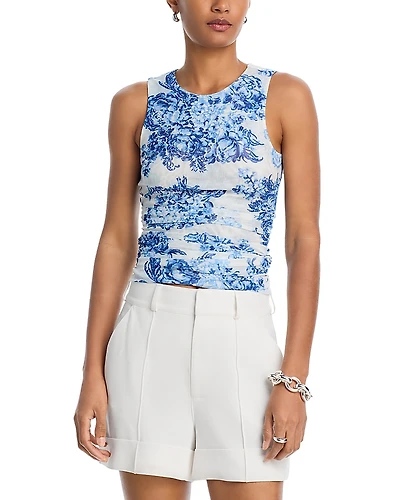 Cinq a Sept Coastal Bouquet Dasha Top