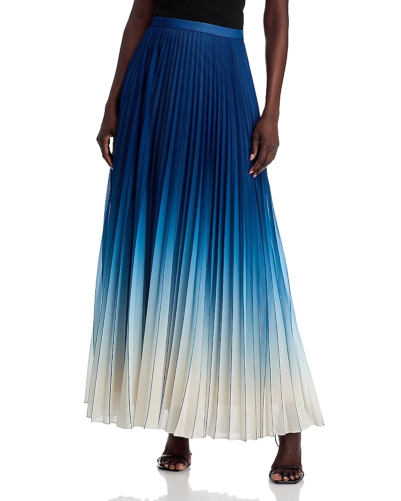 Ungaro Lila Pleated Skirt