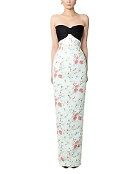 Sau Lee Mona Strapless Dress