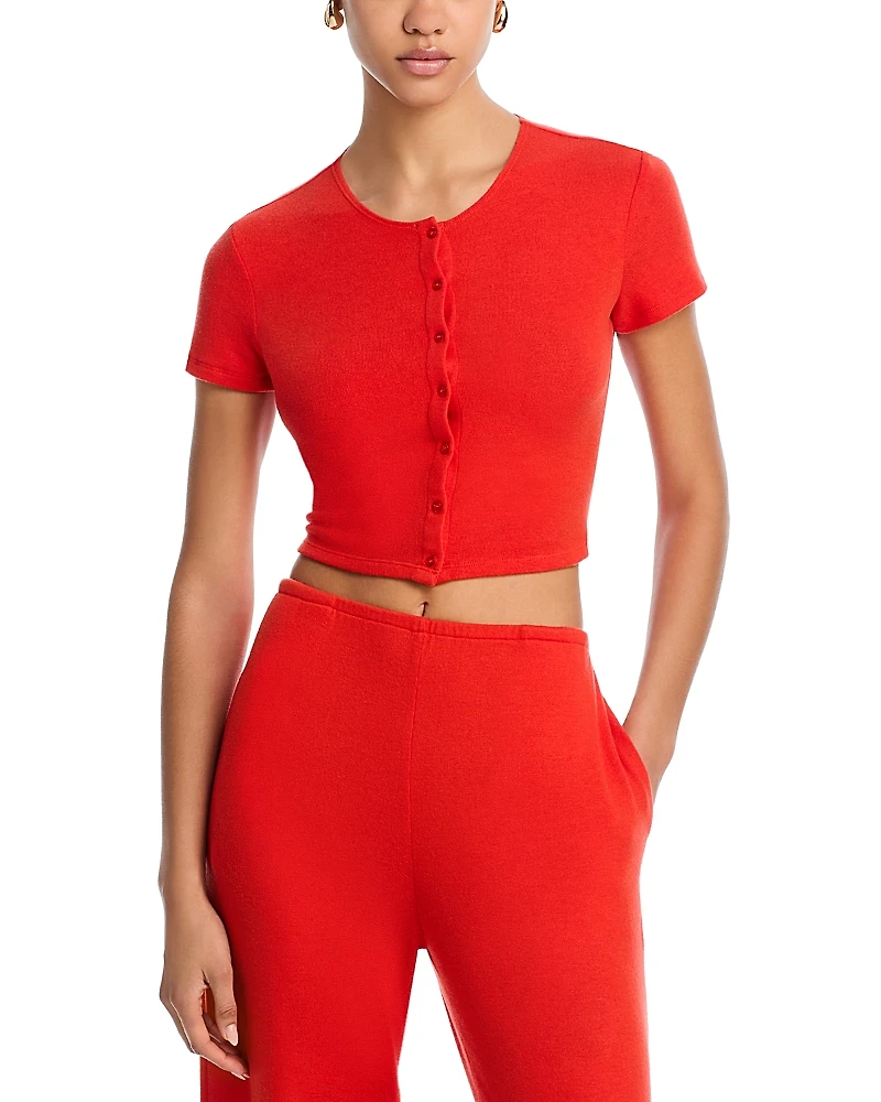 Leset Lauren Short Sleeve Cardigan