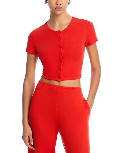 Leset Lauren Short Sleeve Cardigan