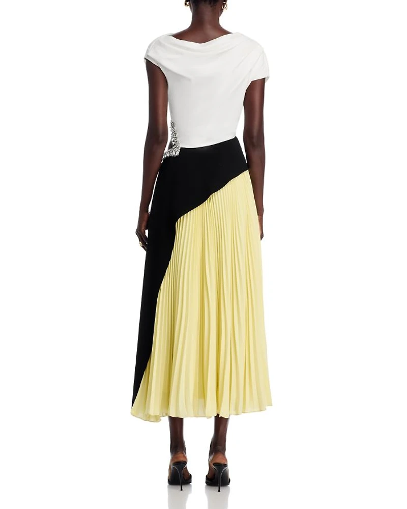 Andromeda Embellished Cutout Dress