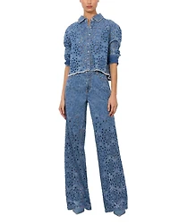 Finely Cropped Laser Cut Jacket