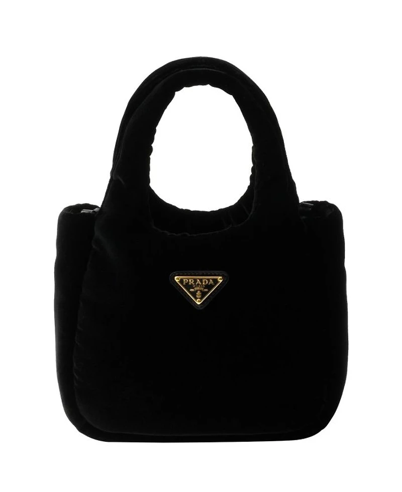 Padded Velvet Mini Handbag