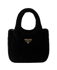 Padded Velvet Mini Handbag