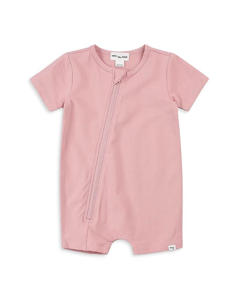 Miles The Label Unisex Miles Basics Short Sleeve Romper - Baby