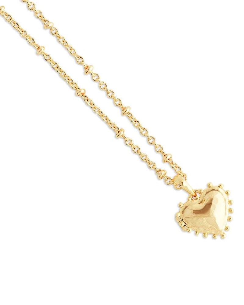 Heart Locket Pendant Necklace