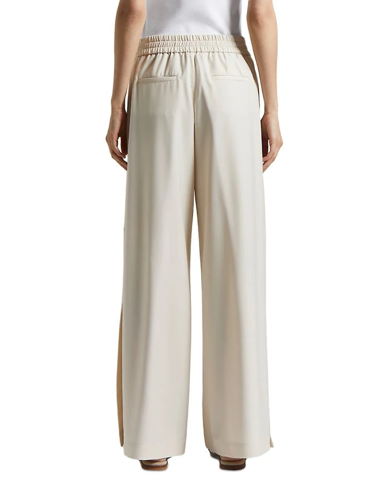 Split Hem Palazzo Pants