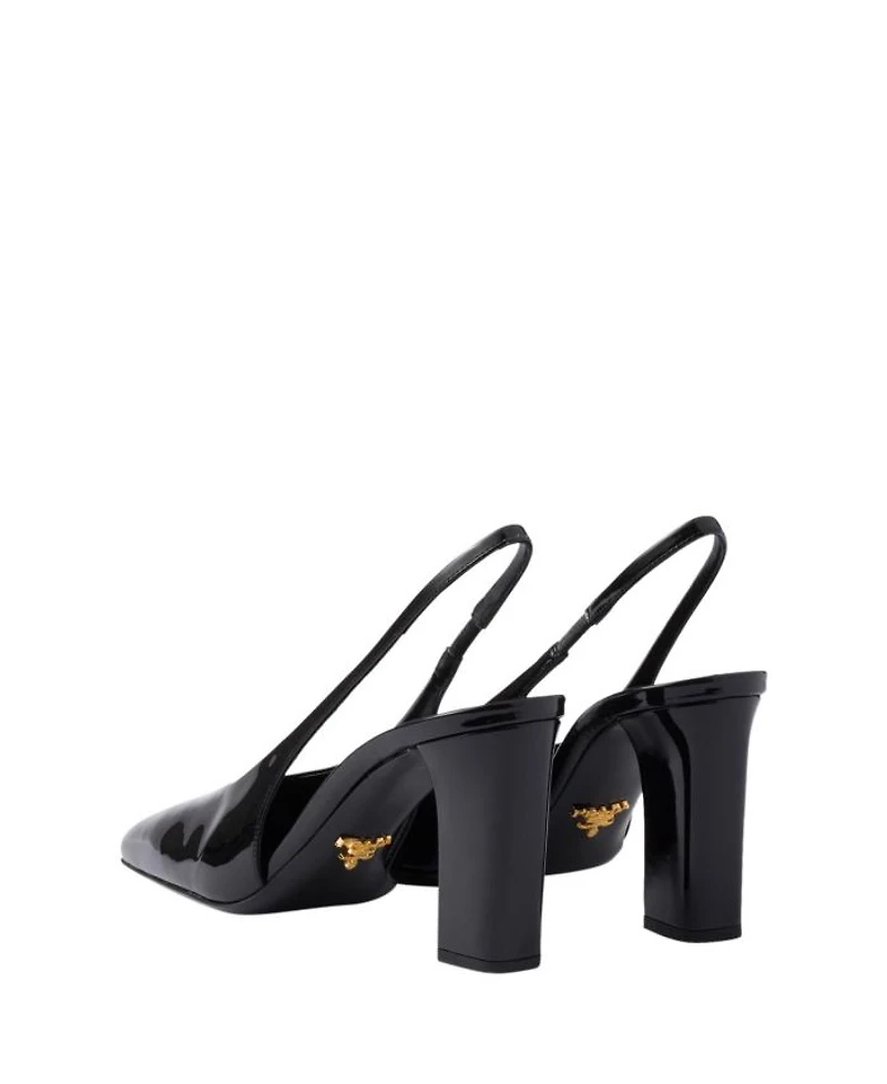 Women's Patent Leather Slingback Pumps