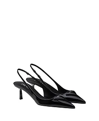 Women's Patent Leather Slingback Pumps