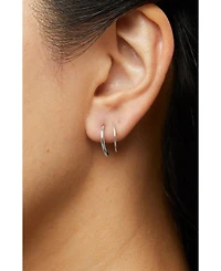 Harley Double Hoop Earrings