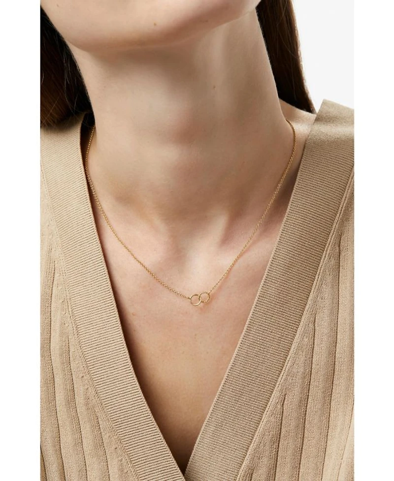 Sam Interlocking Circles Necklace
