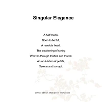 Singular Elegance Crystal Flower Figurine - Special Edition