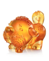 Liuli Prosperity Comes Along - Year of the Dog Zodiac Crystal Figurine
