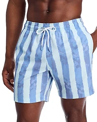 Trunks Surf & Swim Co. Sano Abstract Stripe 6.5 Swim Trunks