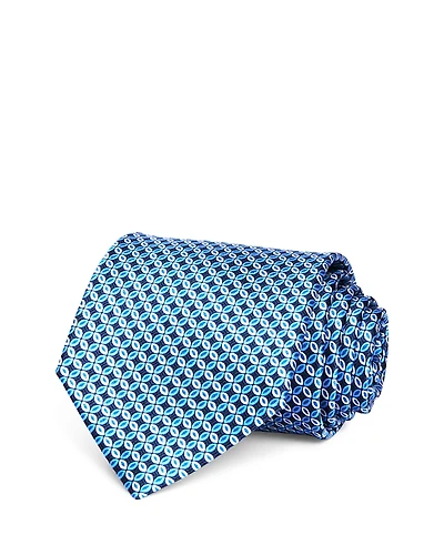 The Men's Store at Bloomingdale's Geometric Link Silk Tie - Exclusive