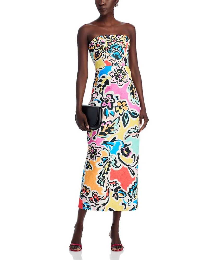 Orion Rainbow Oasis Jacquard Dress