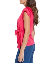 Rosalia Tie Drape Top