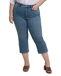 Nydj Plus Joni Relaxed Capri Jeans