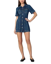 Joe's Jeans The Denim Trucker Shirt Dress