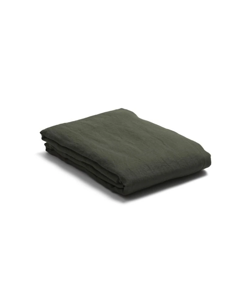 Plain Linen Flat Sheet, Twin