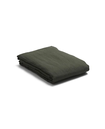 Plain Linen Flat Sheet, Twin