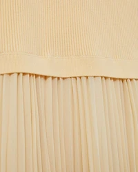 Milana Knit Woven Midi Dress