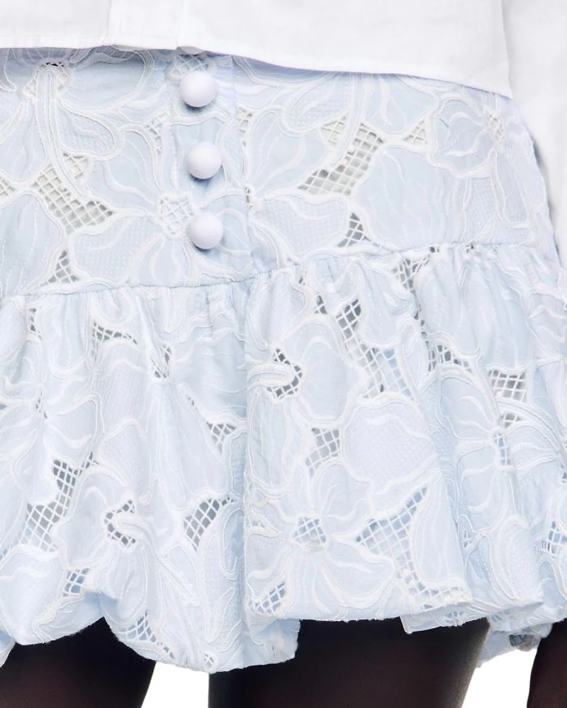 Rosane Lace Mini Skirt