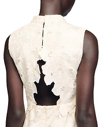 Johanna Short Guipure Dress