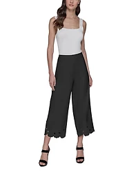 Flora Cut Out Cropped Pants