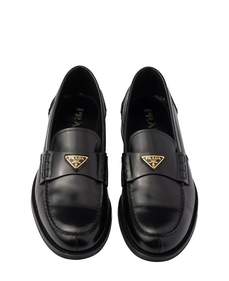 Men's Brushed Leather Loafers