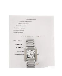 Tank Francaise Automatic Watch in Stainless Steel 28mm
