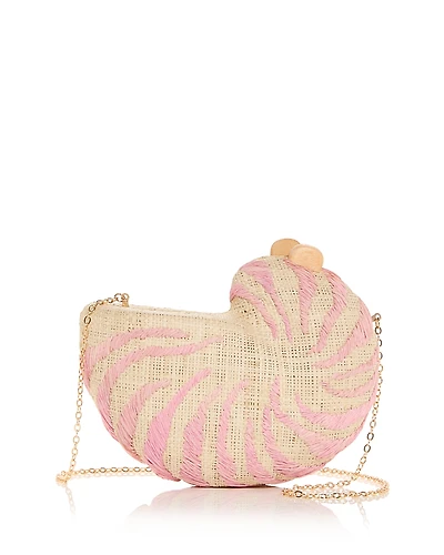 Poolside Anna Straw Clutch