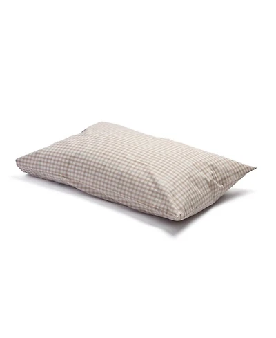 Small Gingham Check Pillowcase Pair - Queen
