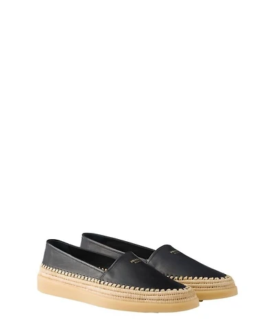 Men's Nappa Leather Espadrilles Loafers