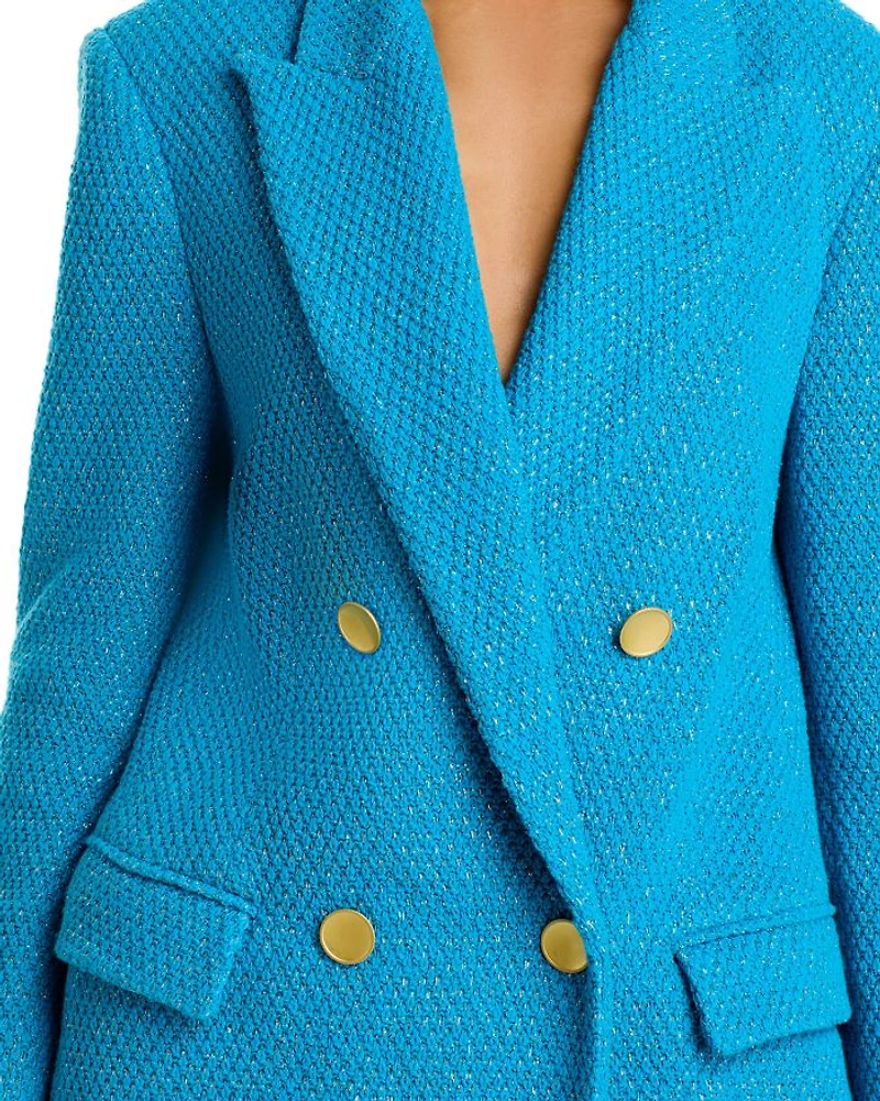 Riva Knit Double Breasted Blazer