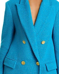 Riva Knit Double Breasted Blazer