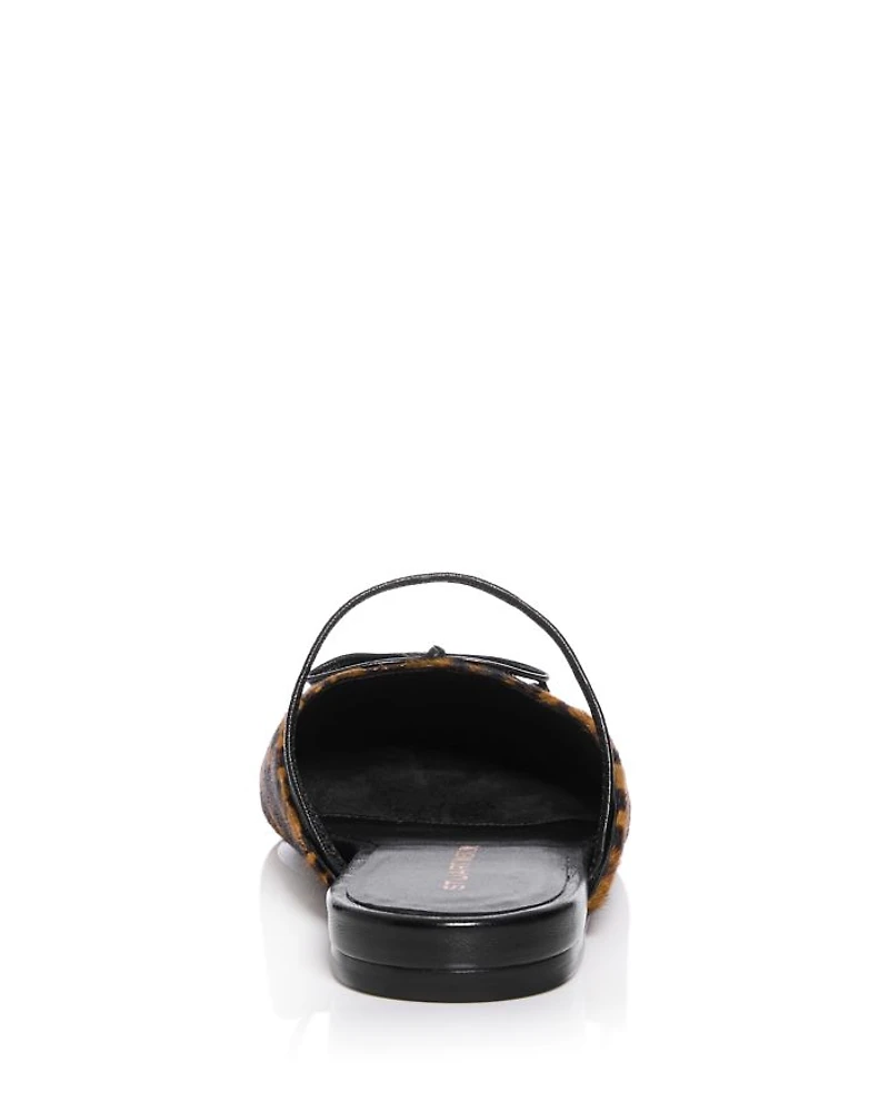 Women's Prima Bow Calf Hair Ballet Flats
