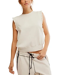 Free People Flutter Sleeveless Sweatshirt