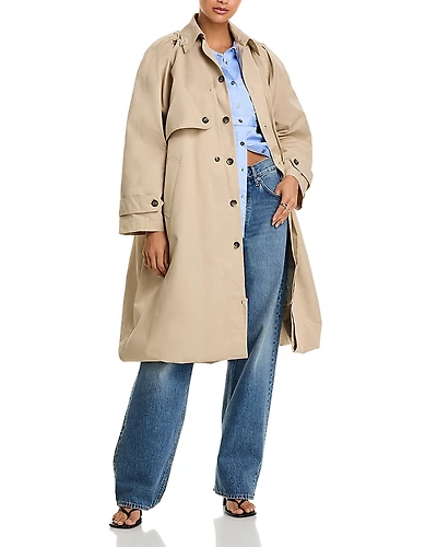 rokh Balloon Trench Coat