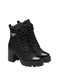 Prada Women's Re-Nylon and Leather Booties